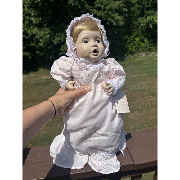 "MELISSA" By Beverly Parker - Hamilton CO. 20" Porcelain BABY Doll New - Picture 2 of 15